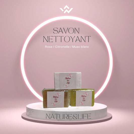 Savon à l'acide hyaluronique et à la rose